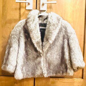 JUICY COUTURE FAUX FUR TEDDY COAT